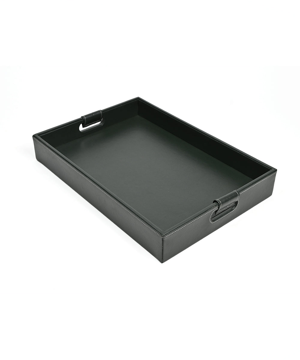 Leather Tray (Dark Green Small)