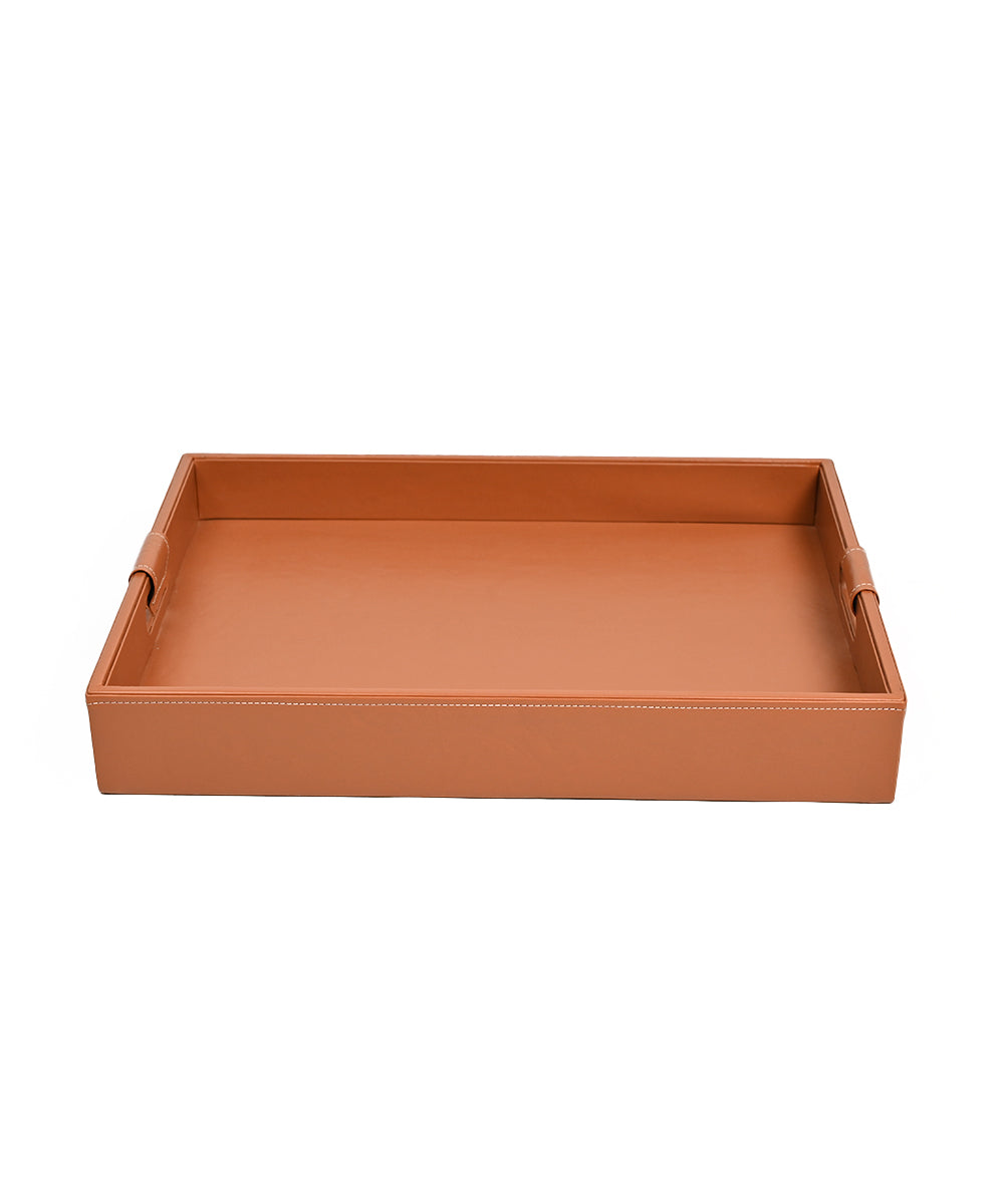 Leather Tray (Cofee Brown Small)