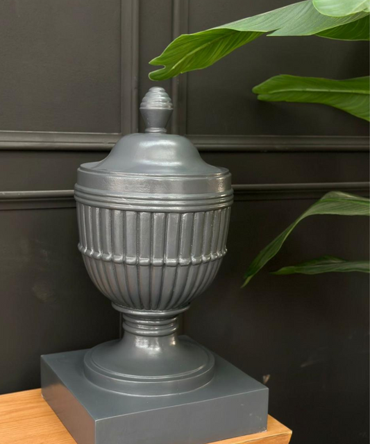 Fibre  Urn In High Gloss (Gray)